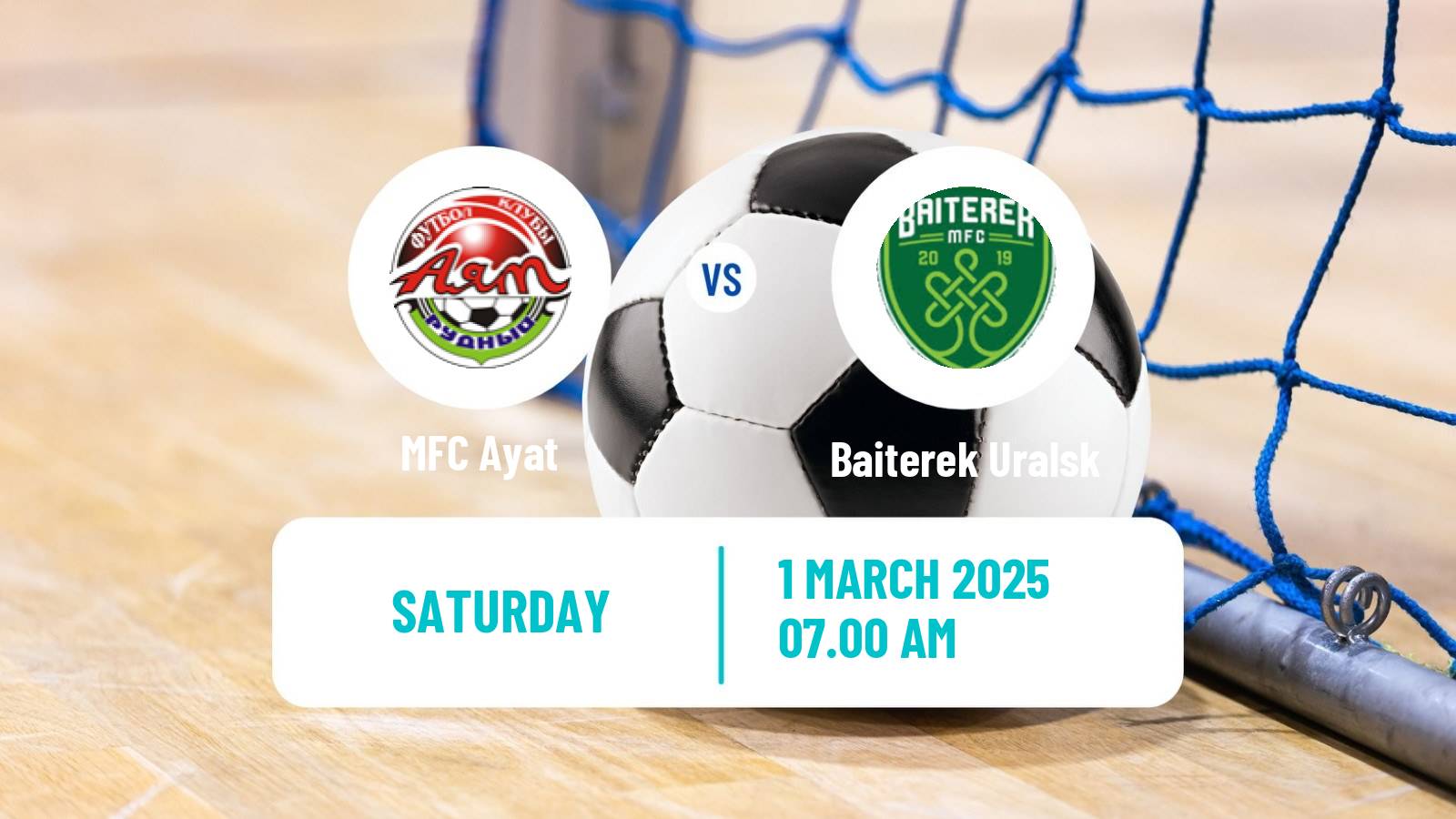 Futsal Kazakh Championship Futsal Ayat - Baiterek Uralsk