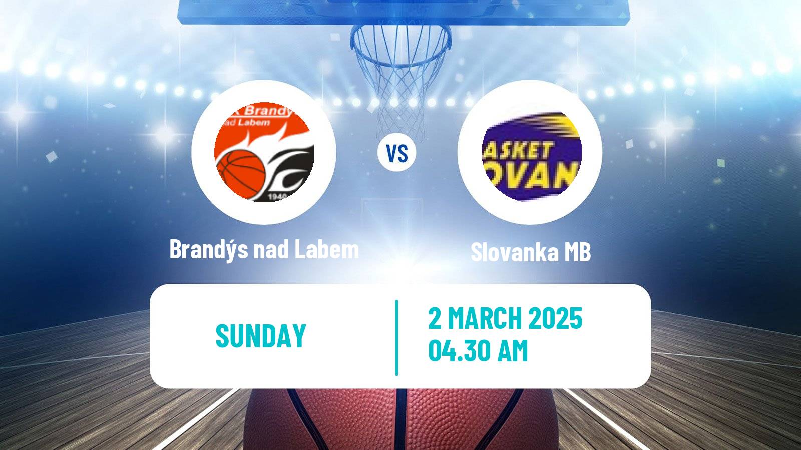 Basketball Czech ZBL Women Brandýs nad Labem - Slovanka