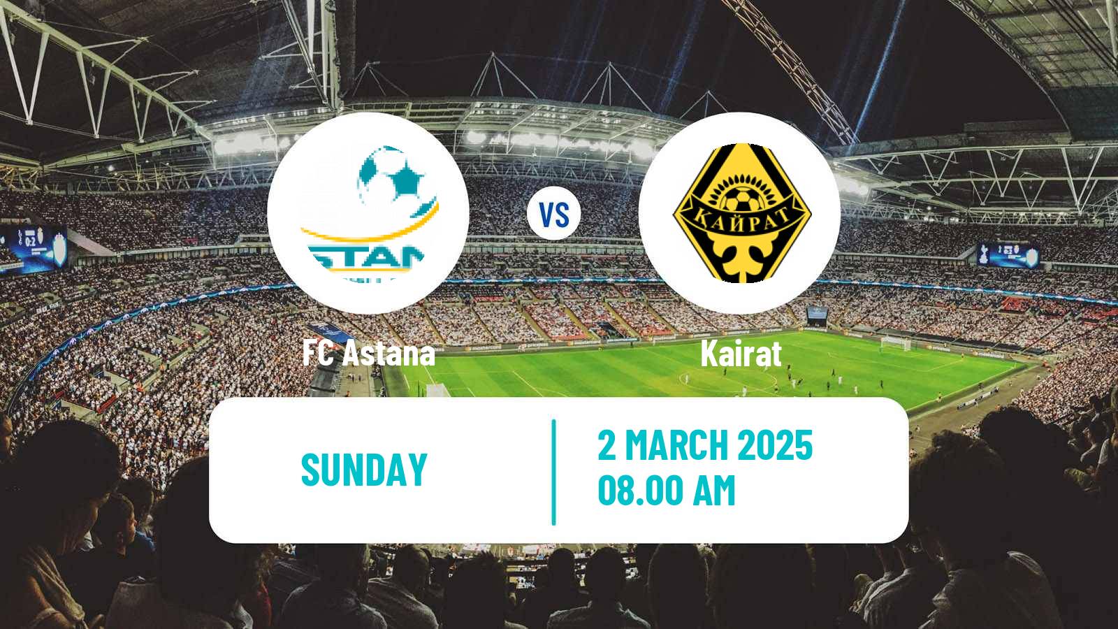 Soccer Kazakh Premier League Astana - Kairat