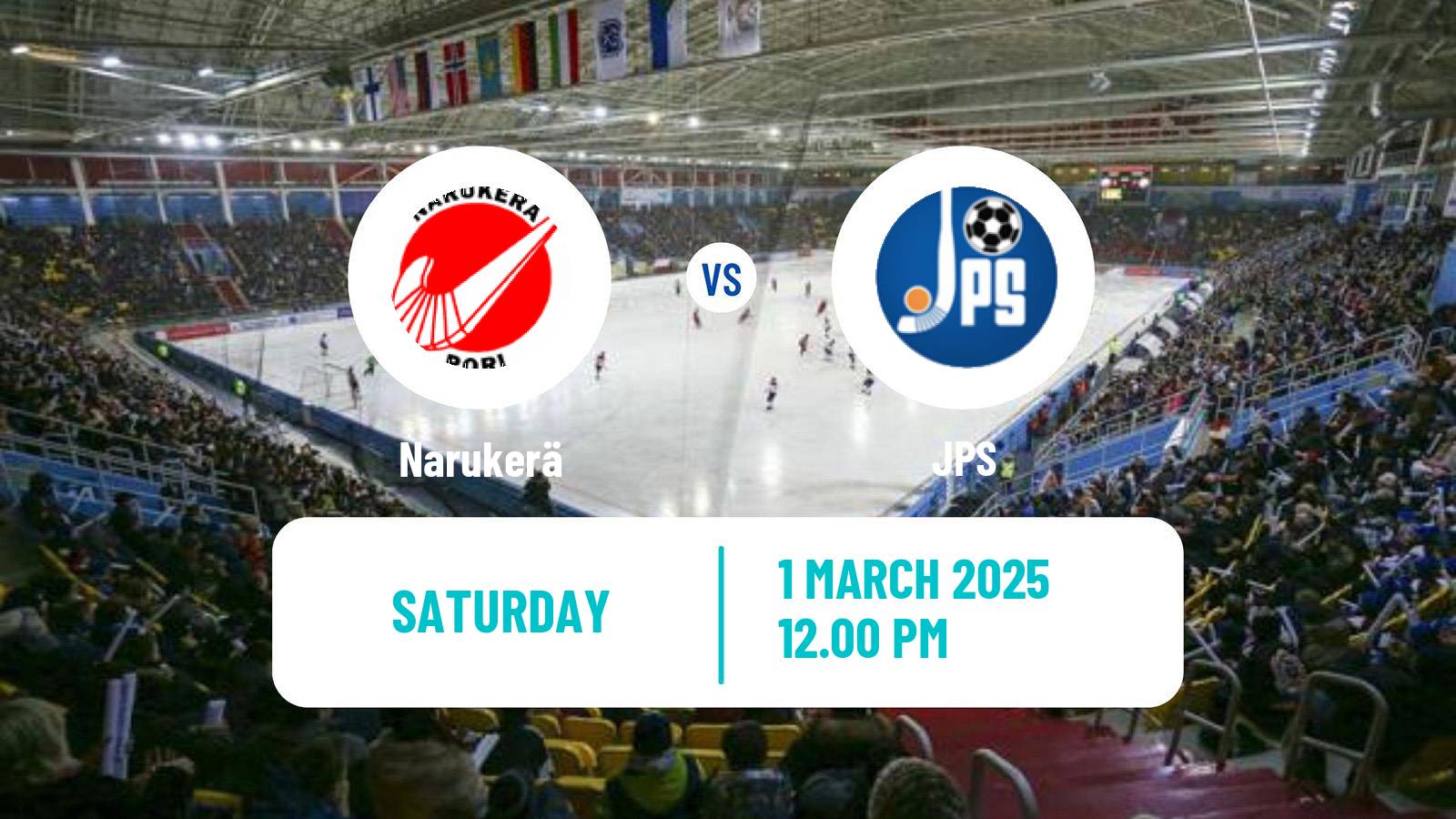 Bandy Finnish Bandyliiga Narukerä - JPS