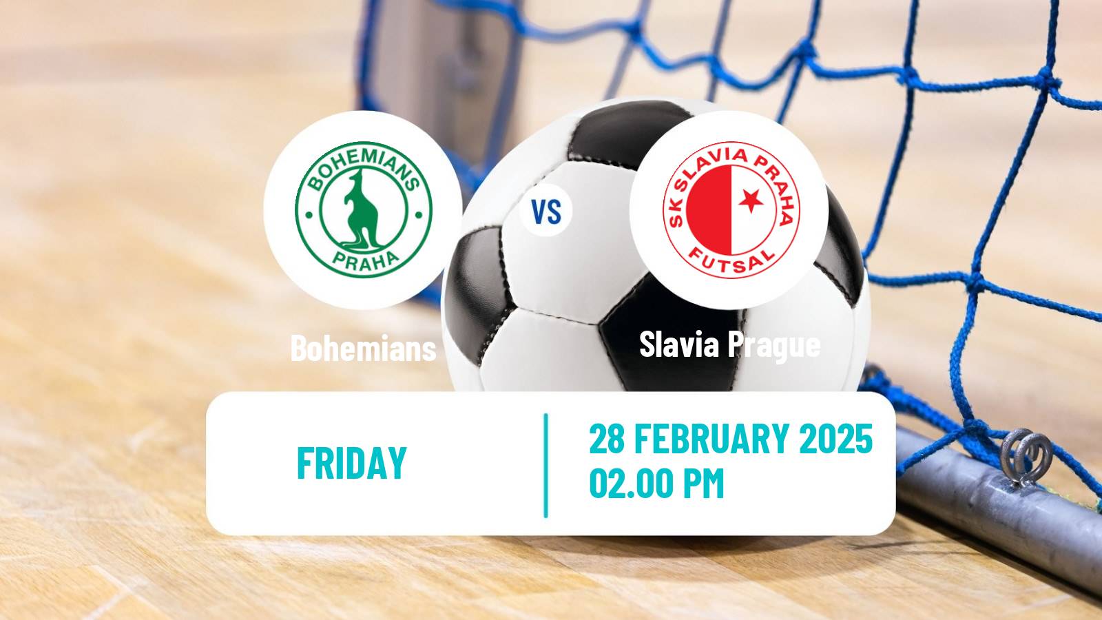 Futsal Czech 1 Futsal Liga Bohemians - Slavia Prague