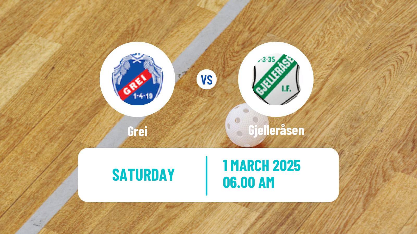 Floorball Norwegian Eliteserien Floorball Women Grei - Gjelleråsen