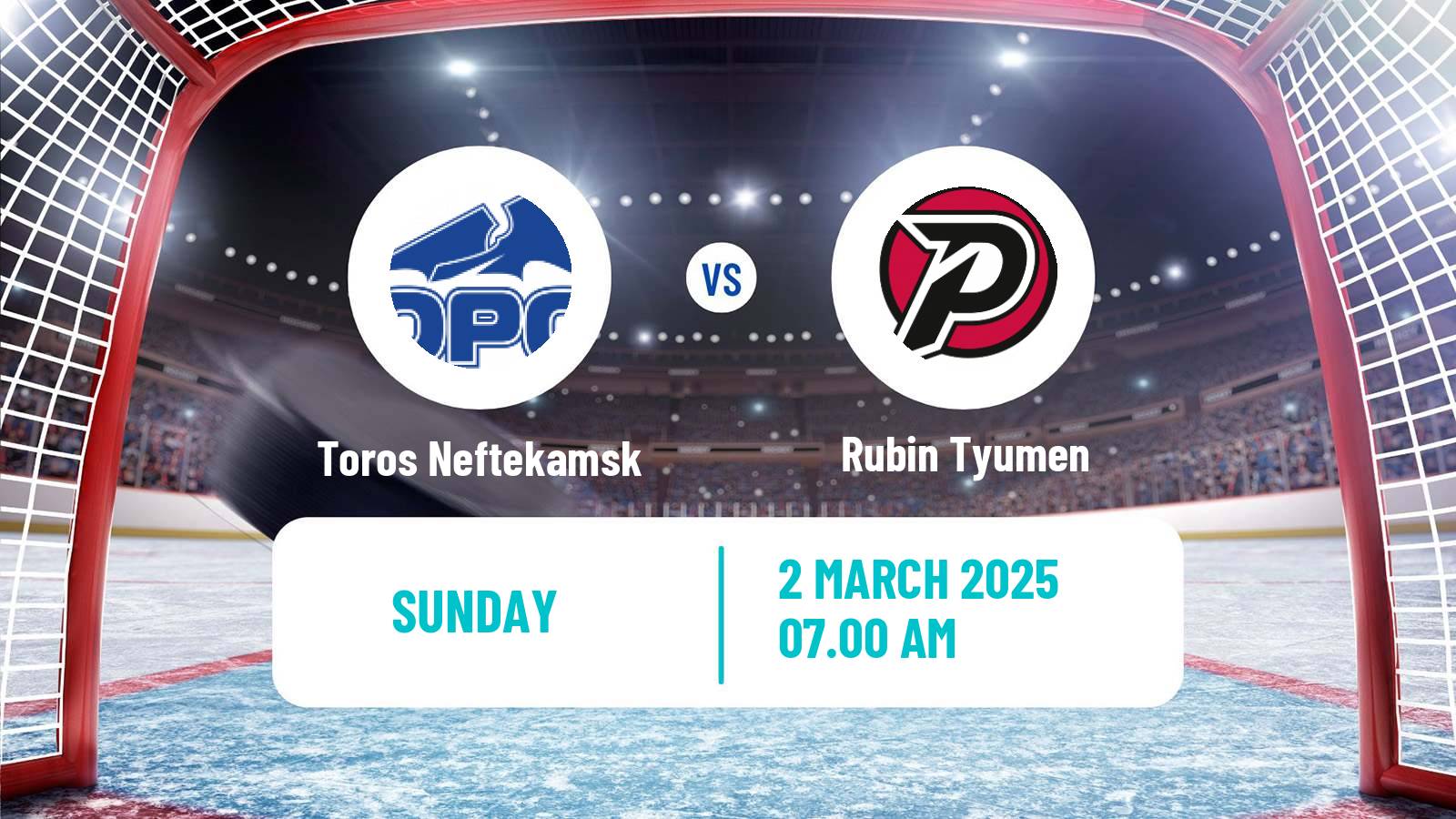 Hockey VHL Toros Neftekamsk - Rubin Tyumen