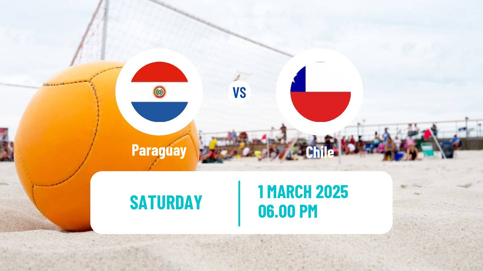 Beach soccer Copa America Paraguay - Chile