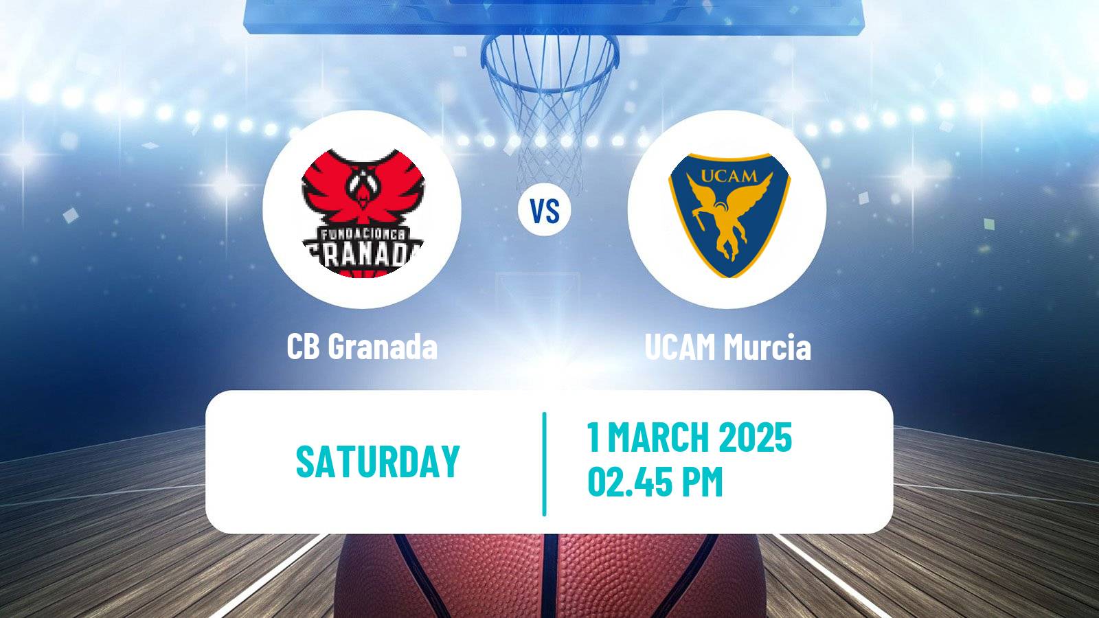 Basketball Spanish ACB League Granada - UCAM Murcia