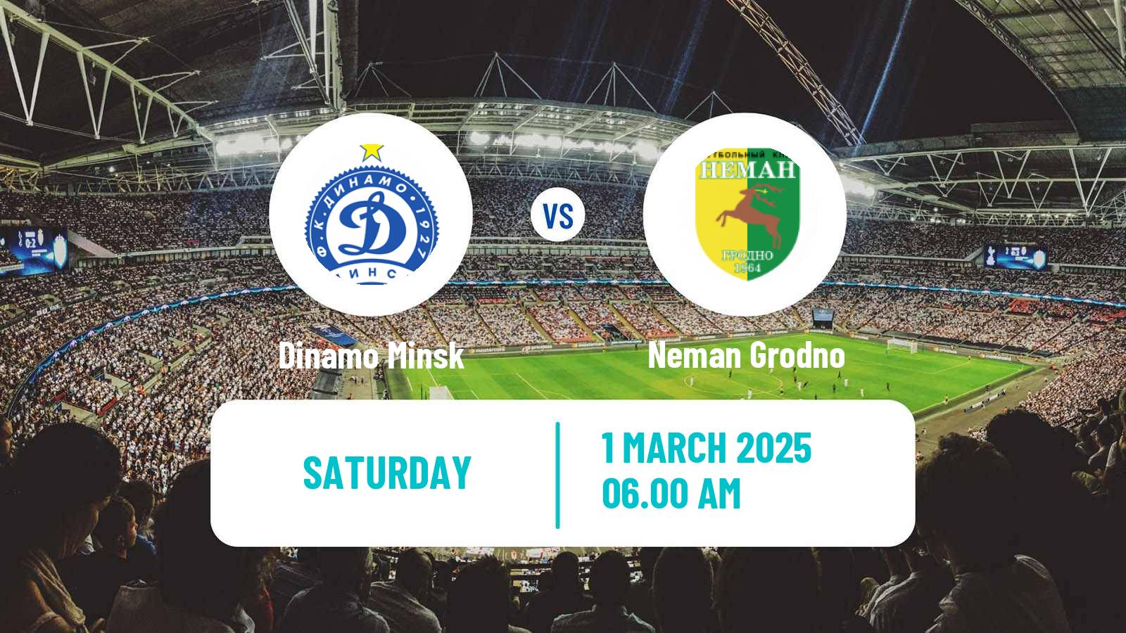 Soccer Belarusian Cup Dinamo Minsk - Neman Grodno