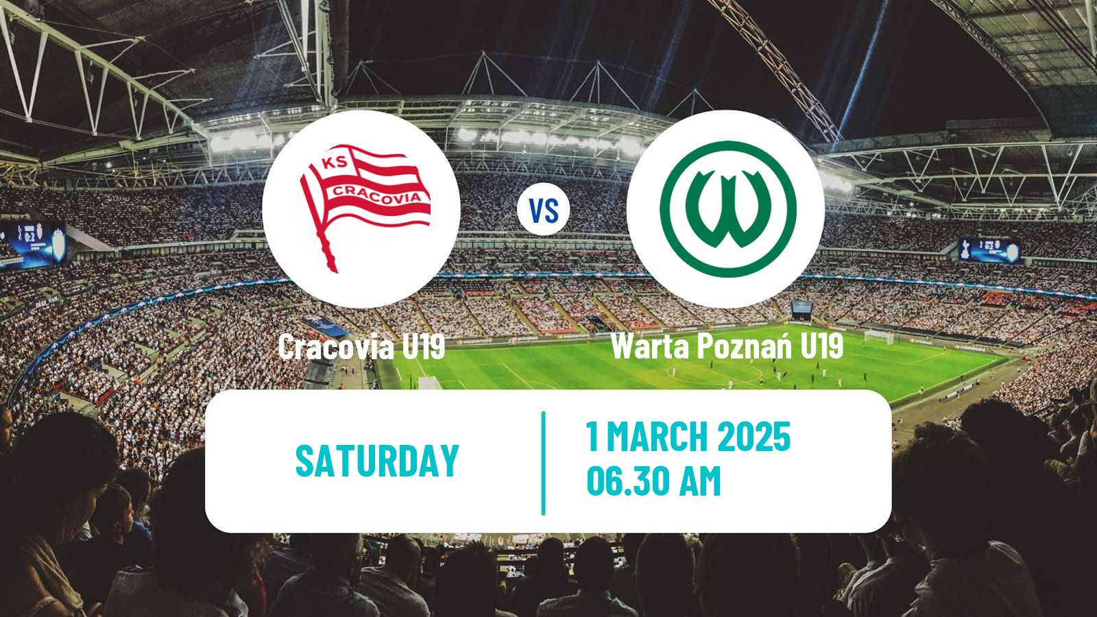 Soccer Polish Central Youth League Cracovia U19 - Warta Poznań U19