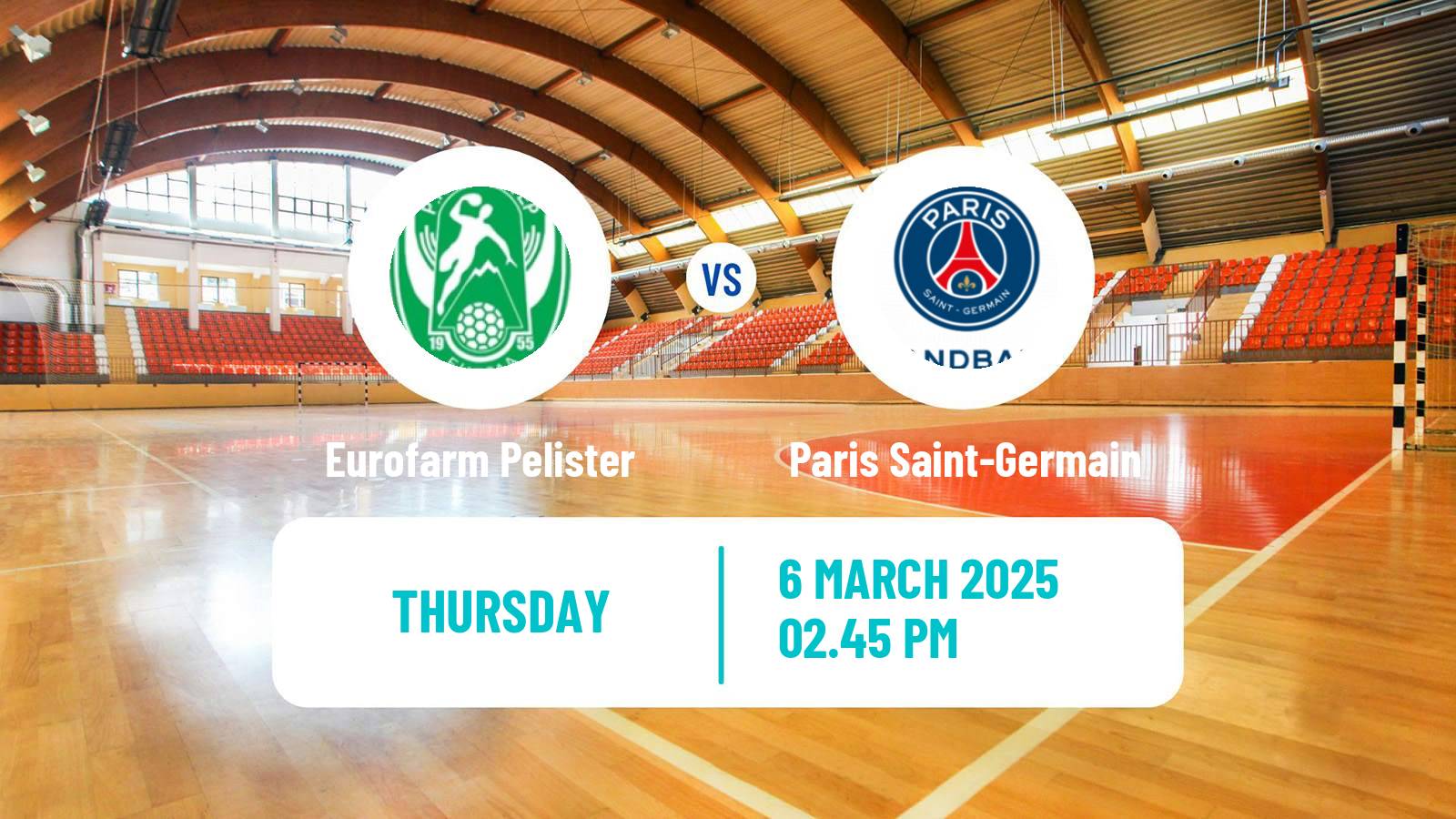 Handball EHF Champions League Eurofarm Pelister - Paris Saint-Germain