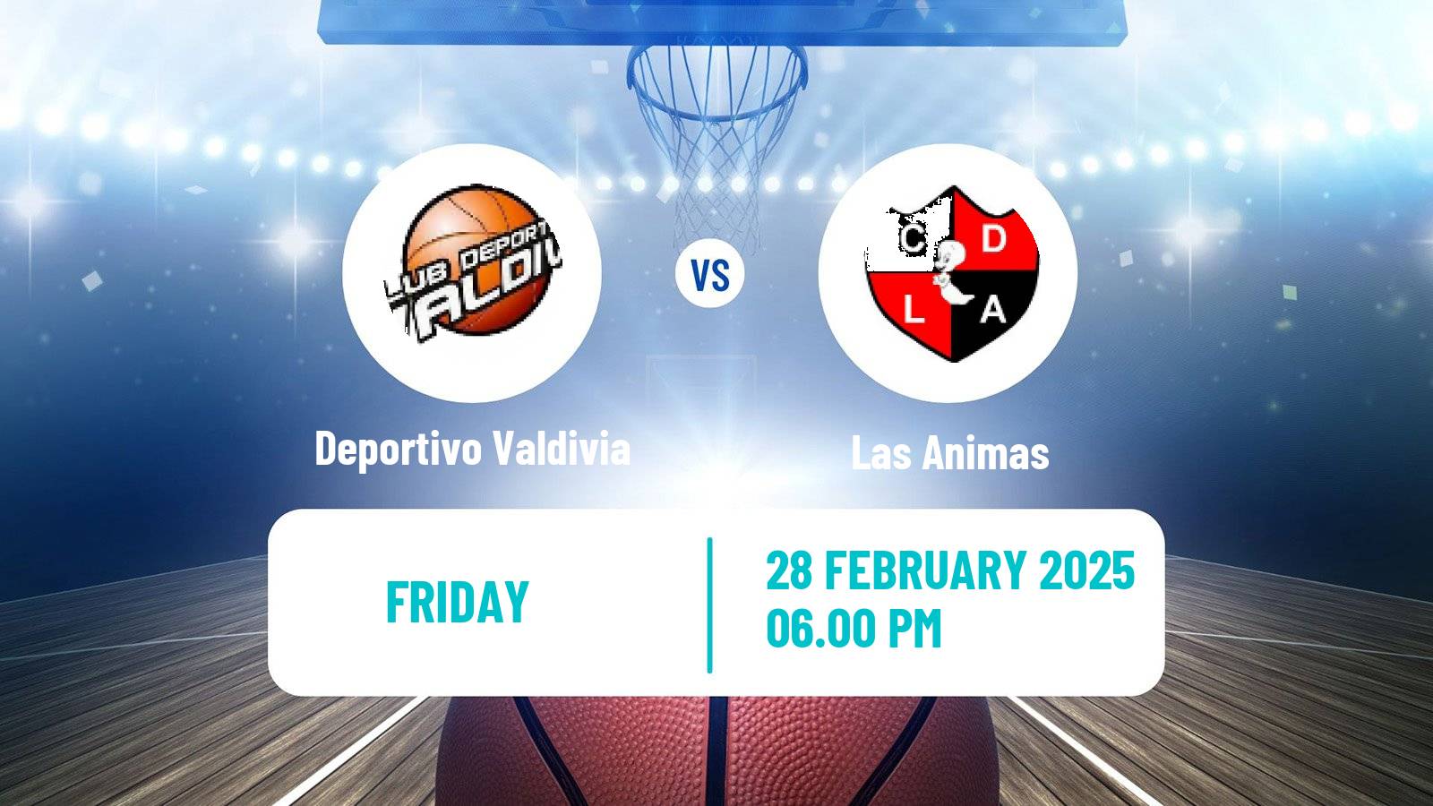 Basketball Chilean LNB Deportivo Valdivia - Las Animas