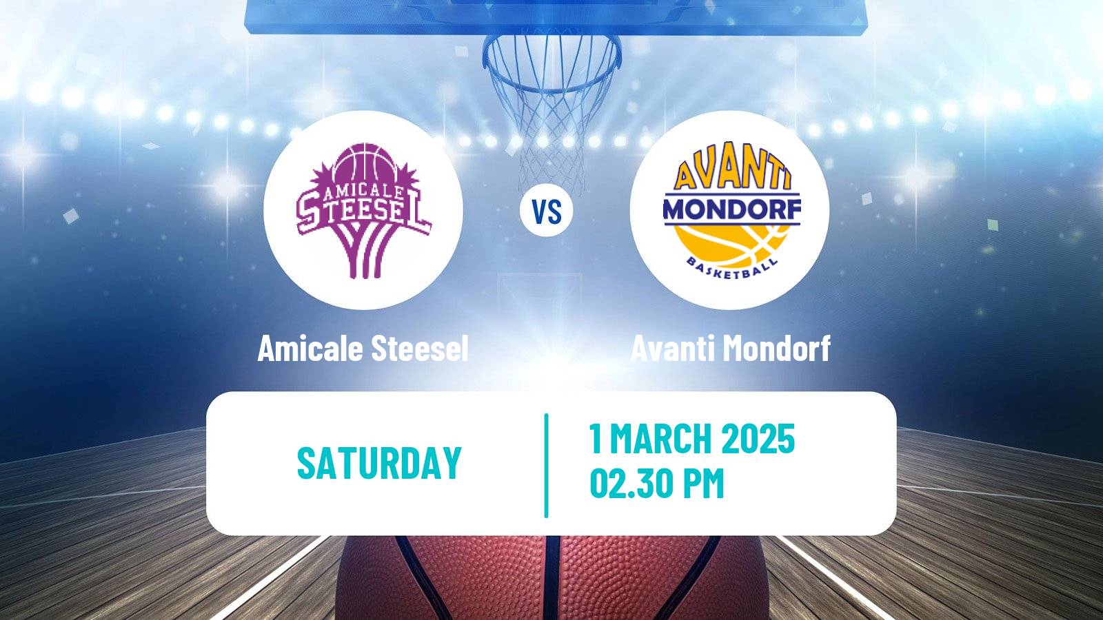 Basketball Luxembourg LBBL Basketball Amicale Steesel - Avanti Mondorf