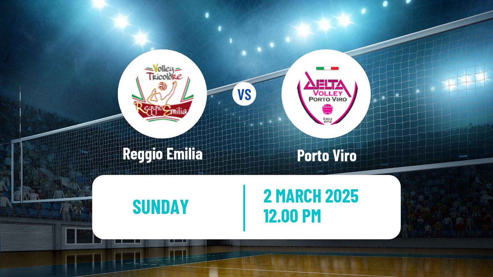 Volleyball Italian Serie A2 Volleyball Reggio Emilia - Porto Viro