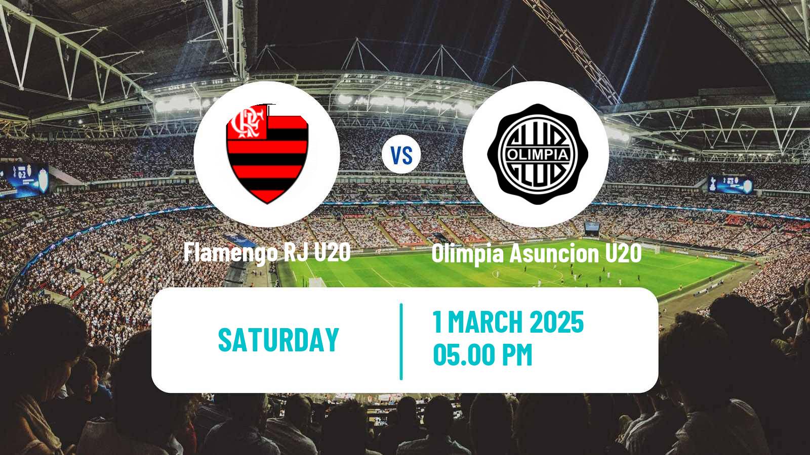 Soccer Copa Libertadores U20 Flamengo RJ U20 - Olimpia Asuncion U20