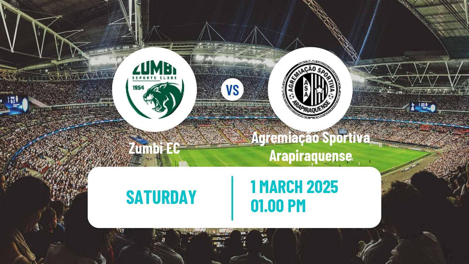 Soccer Brazilian Copa Alagoas Zumbi - Agremiação Sportiva Arapiraquense