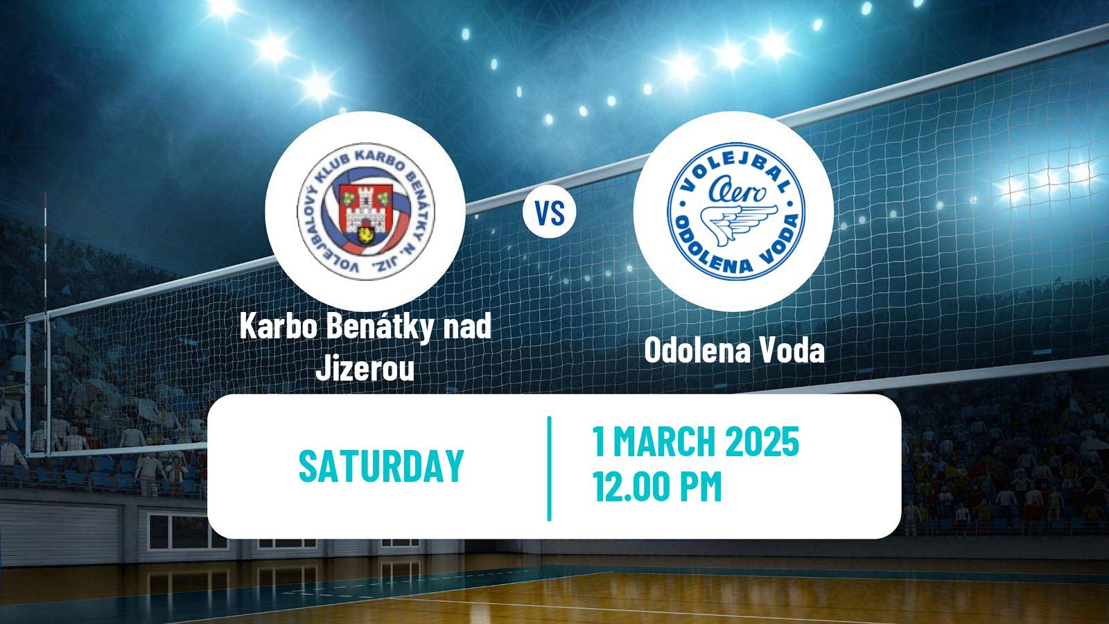 Volleyball Czech Extraliga Volleyball Karbo Benátky nad Jizerou - Odolena Voda