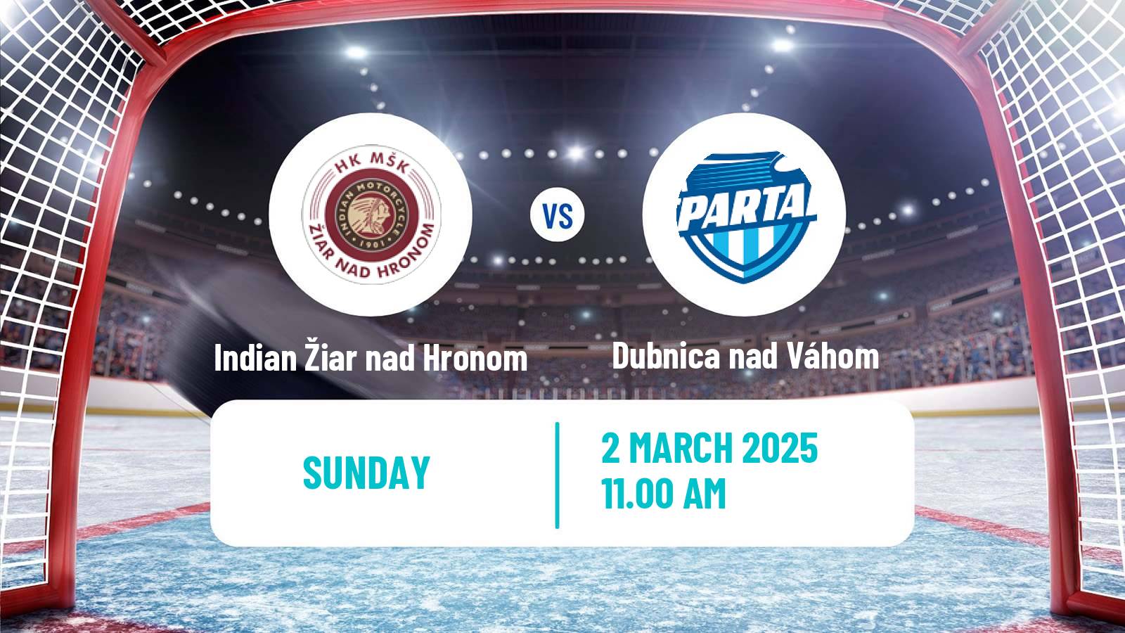 Hockey Slovak 1 Liga Hockey Indian Žiar nad Hronom - Dubnica nad Váhom