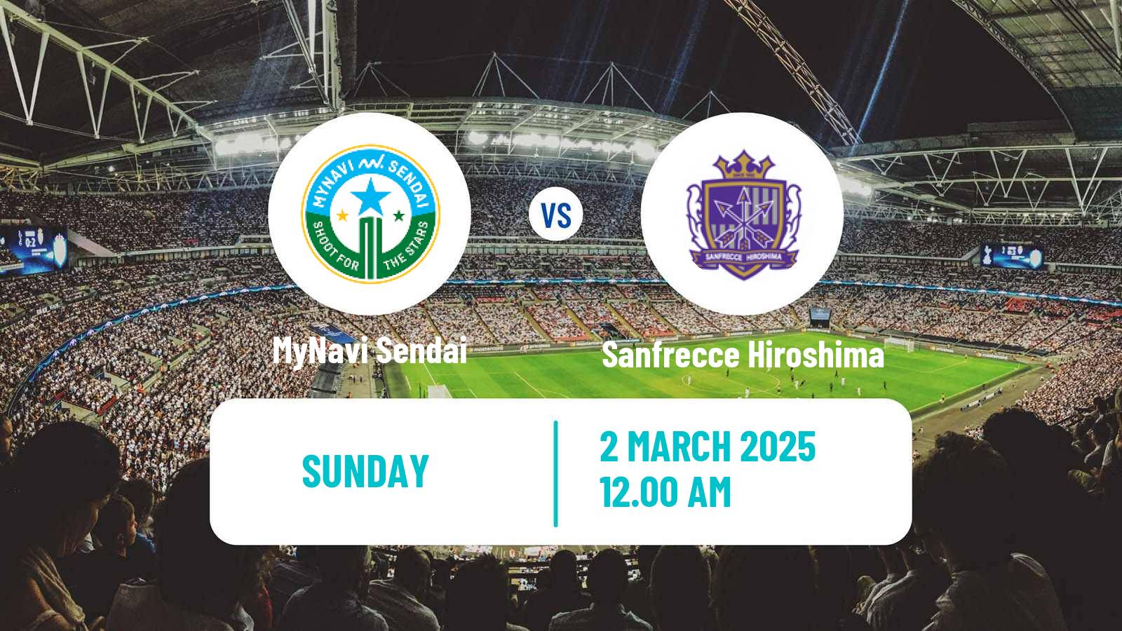 Soccer Japan WE League Women MyNavi Sendai - Sanfrecce Hiroshima