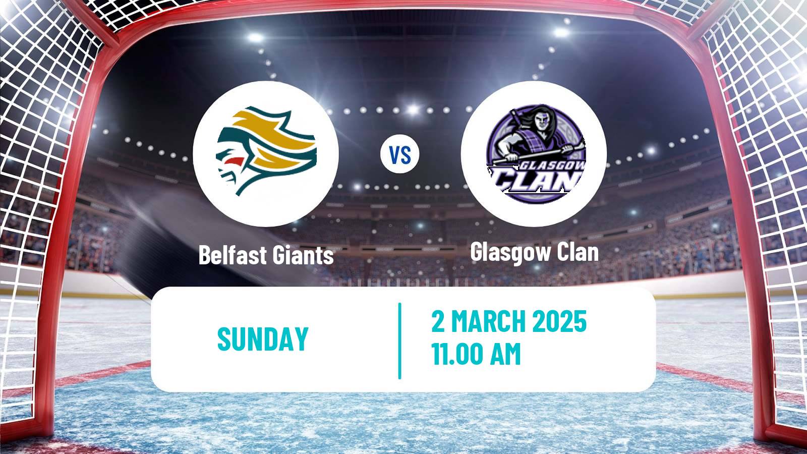 Hockey United Kingdom Elite League Belfast Giants - Glasgow Clan