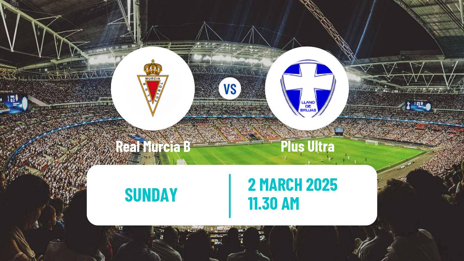 Soccer Spanish Tercera RFEF - Group 13 Real Murcia B - Plus Ultra