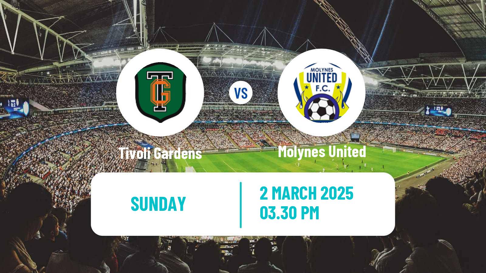 Soccer Jamaica National Premier League Tivoli Gardens - Molynes United