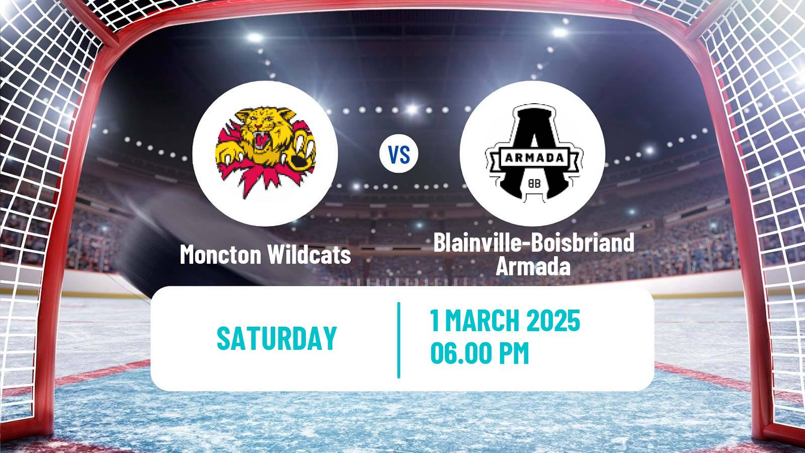 Hockey QMJHL Moncton Wildcats - Blainville-Boisbriand Armada