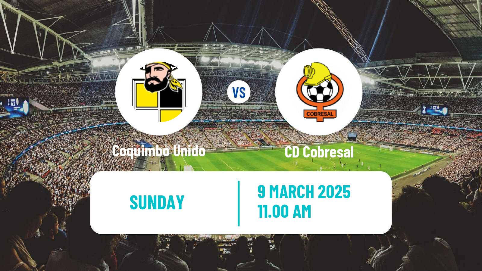 Soccer Chilean Primera Division Coquimbo Unido - Cobresal