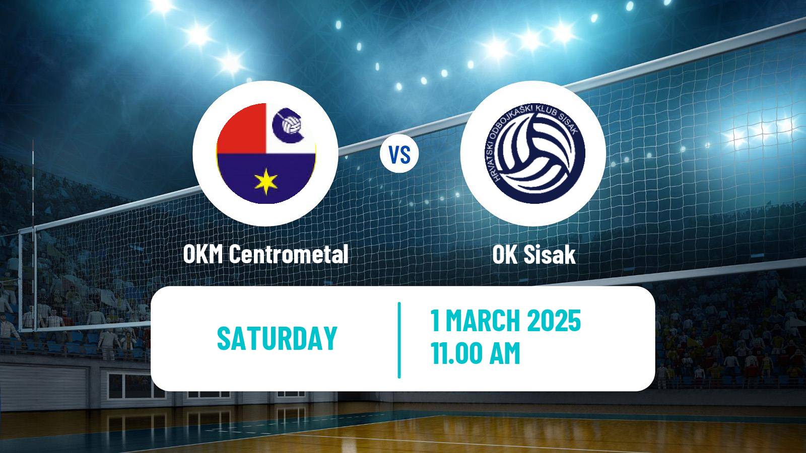 Volleyball Croatian Superliga Volleyball OKM Centrometal - OK Sisak