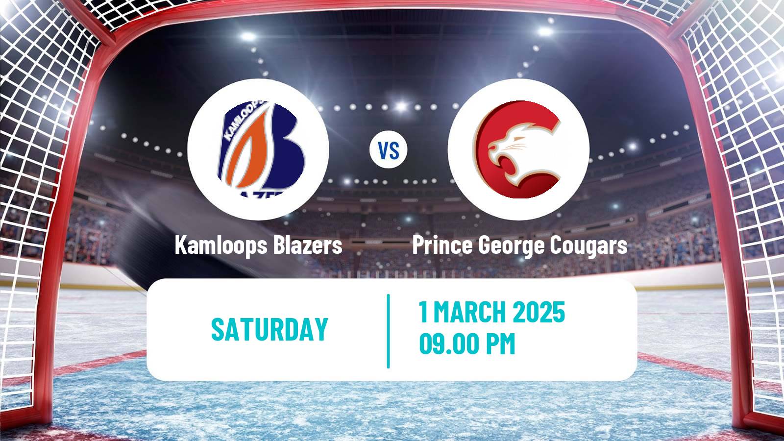 Hockey WHL Kamloops Blazers - Prince George Cougars