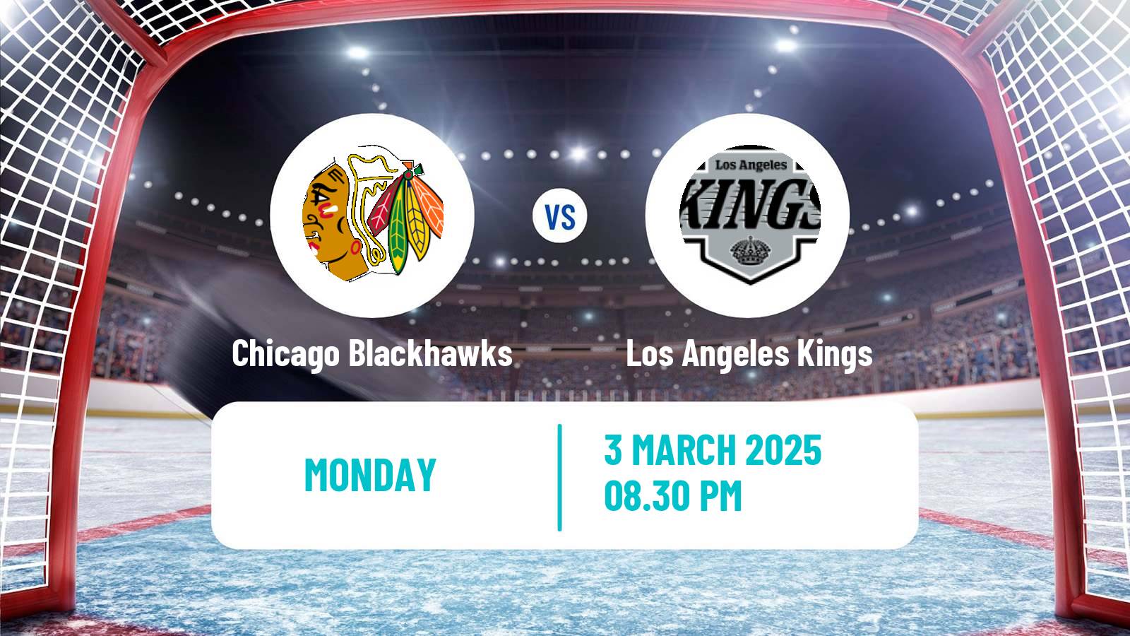 Hockey NHL Chicago Blackhawks - Los Angeles Kings