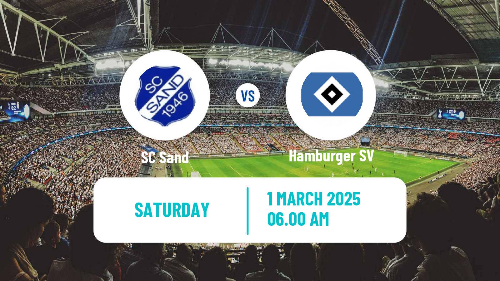 Soccer German 2 Bundesliga Women Sand - Hamburger SV