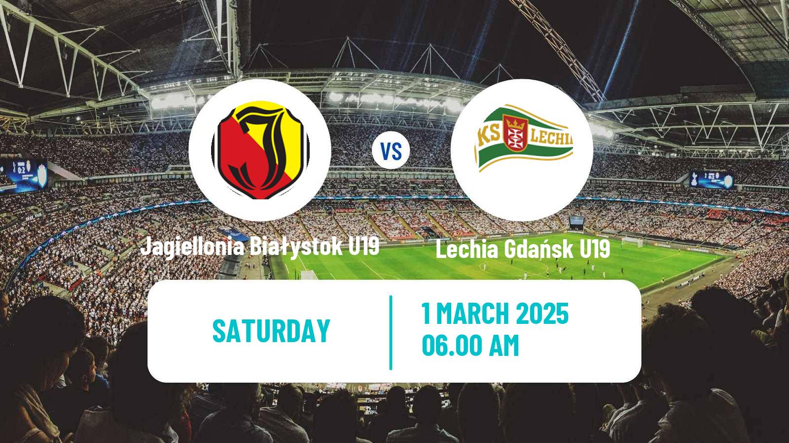 Soccer Polish Central Youth League Jagiellonia Białystok U19 - Lechia Gdańsk U19