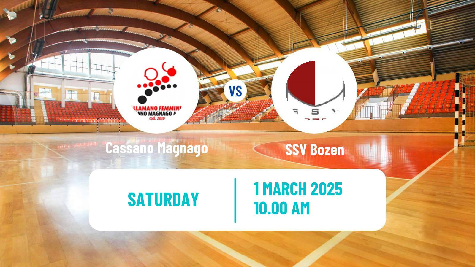 Handball Coppa Italia Handball Cassano Magnago - SSV Bozen