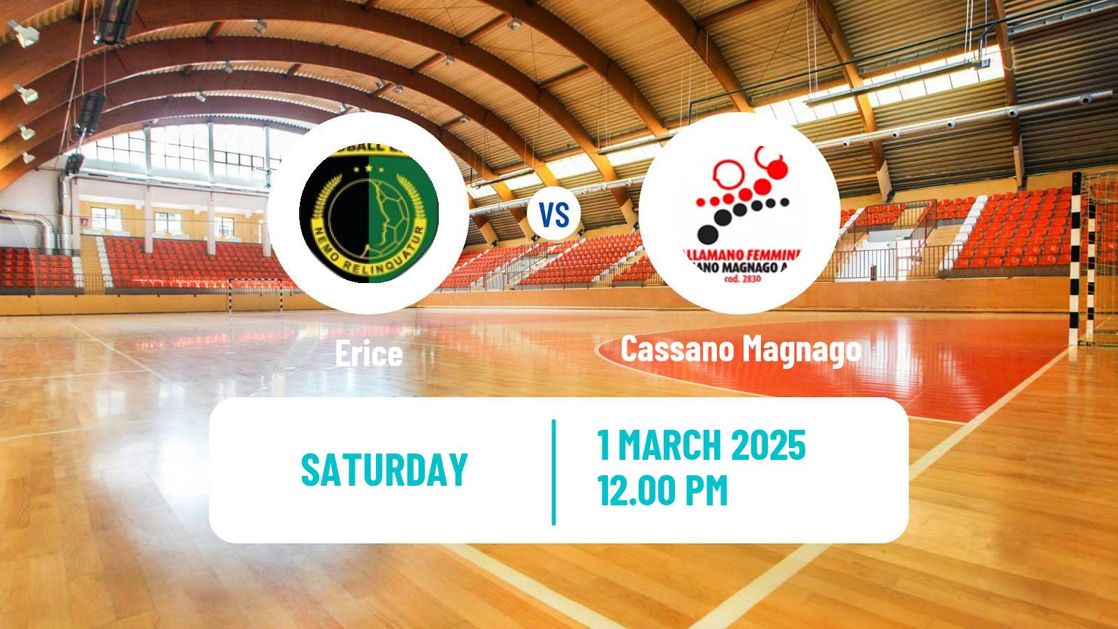 Handball Coppa Italia Handball Women Erice - Cassano Magnago