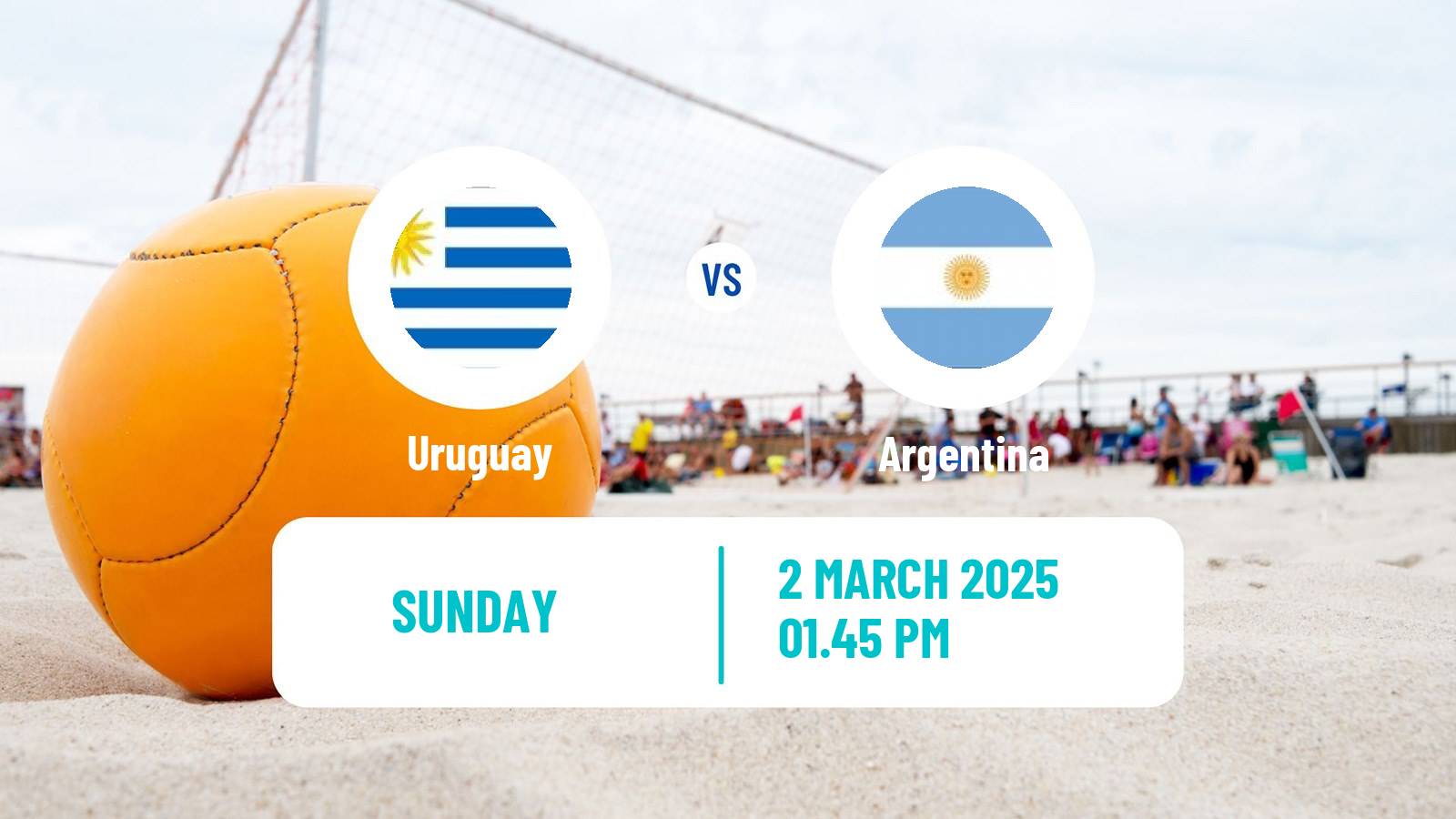 Beach soccer Copa America Uruguay - Argentina