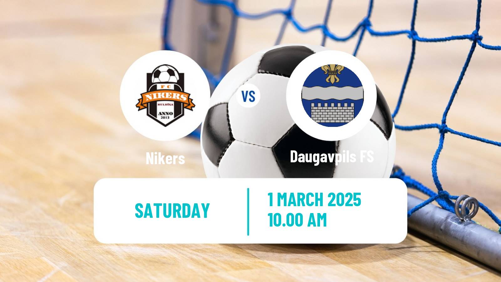 Futsal Latvian Virsliga Futsal Nikers - Daugavpils FS