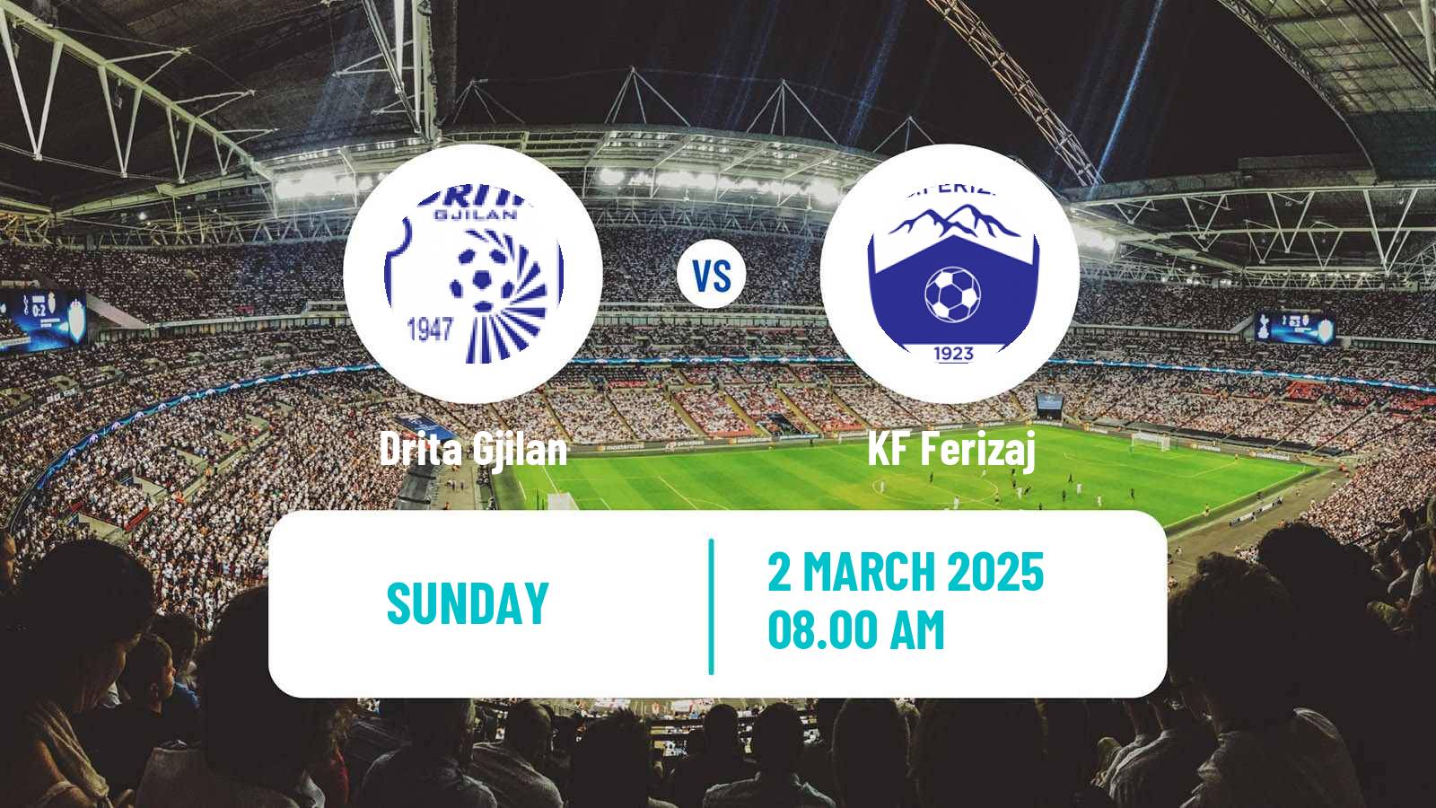 Soccer Kosovo Superliga Drita Gjilan - Ferizaj