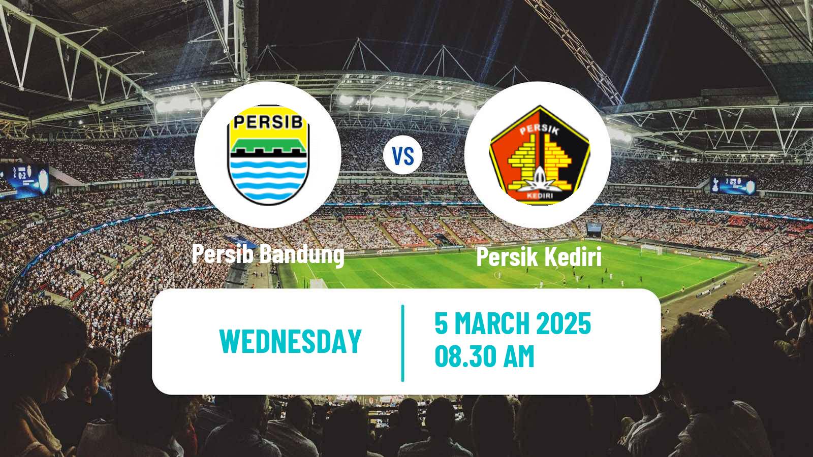 Soccer Indonesian Liga 1 Persib Bandung - Persik Kediri