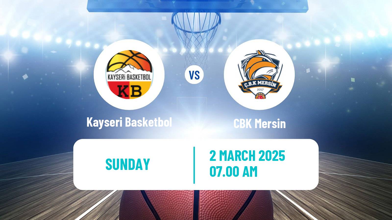 Basketball Turkish Basketball League Women Kayseri Basketbol - CBK Mersin