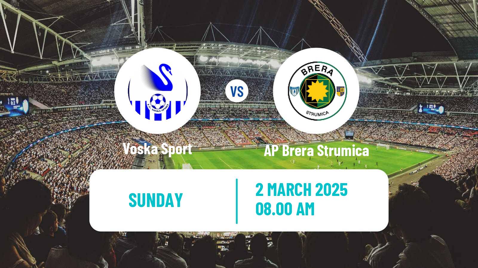 Soccer North Macedonian 1 MFL Voska Sport - AP Brera Strumica