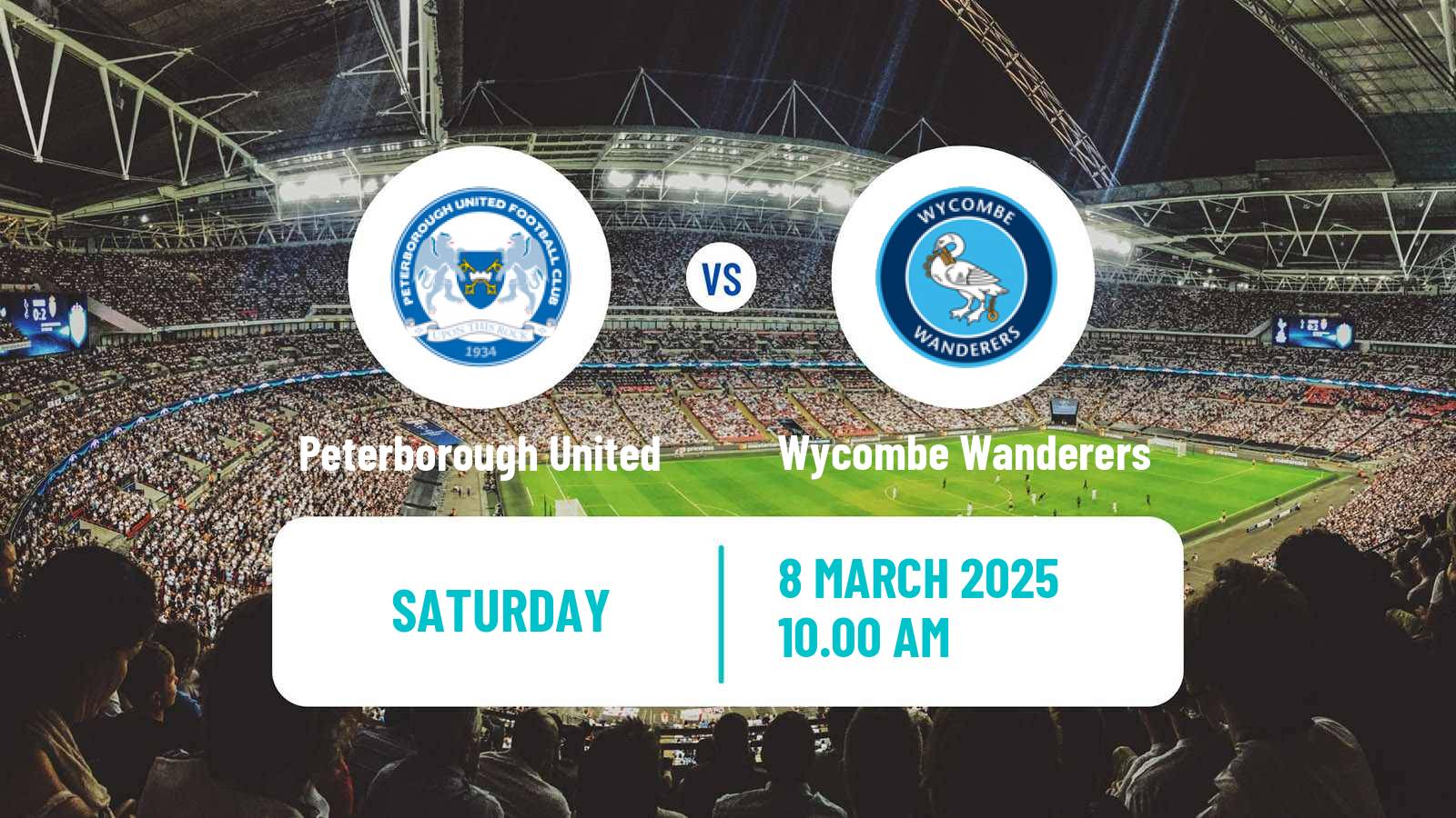 Soccer English League One Peterborough United - Wycombe Wanderers