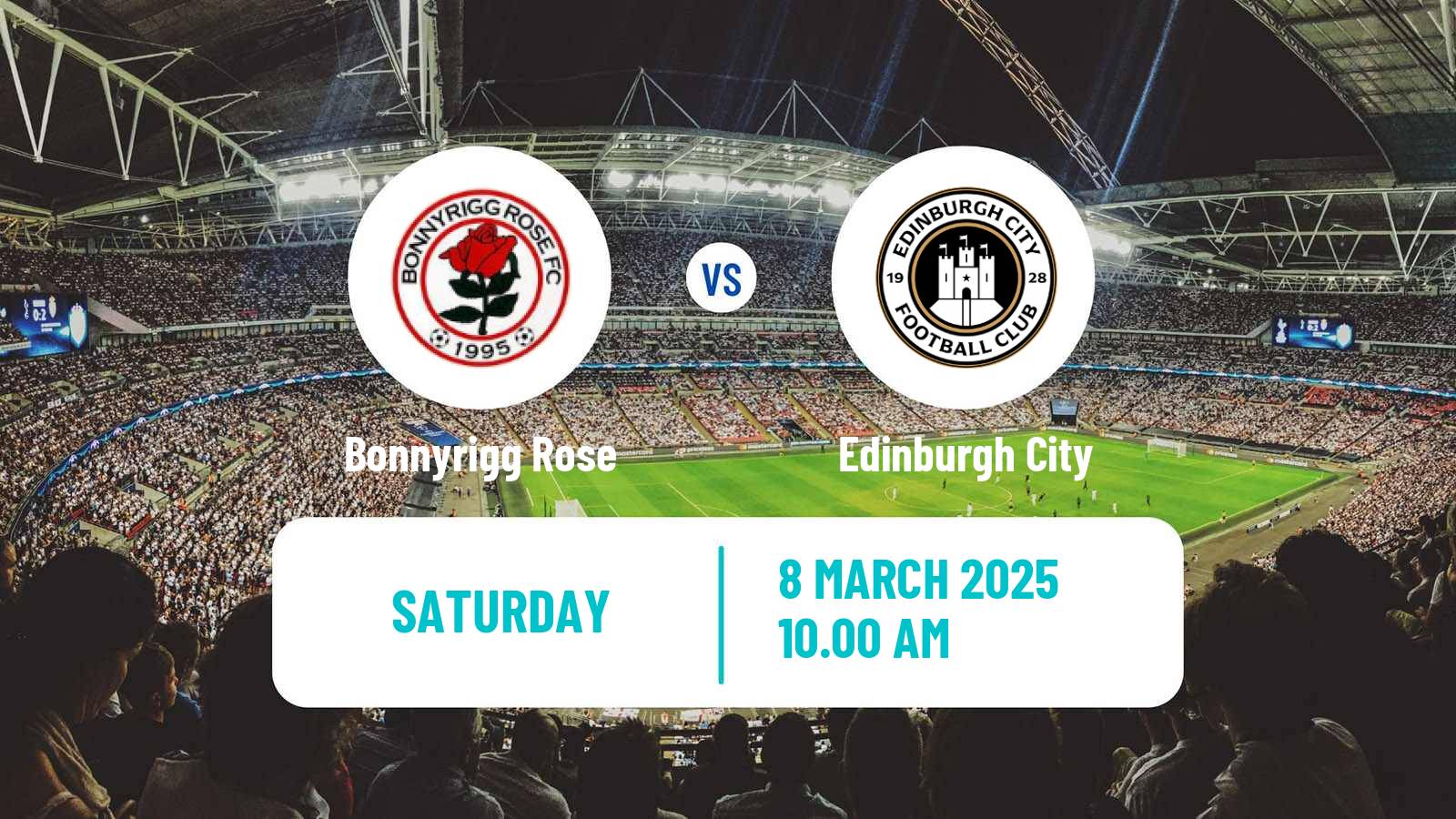 Soccer Scottish League Two Bonnyrigg Rose - Edinburgh City