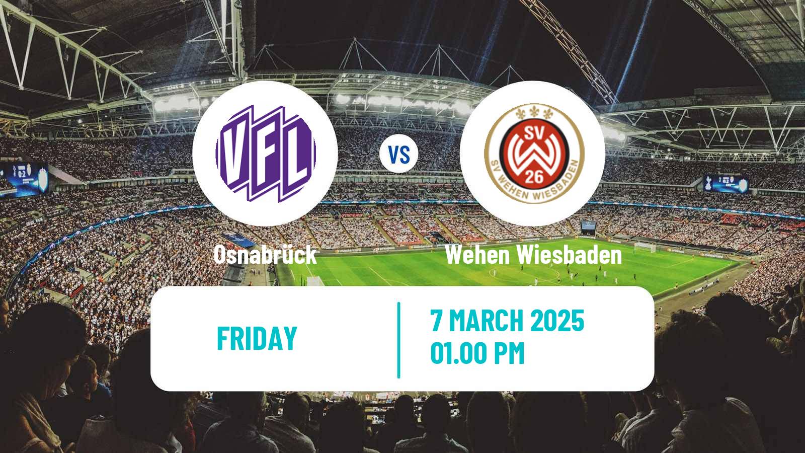 Soccer German 3 Bundesliga Osnabrück - Wehen Wiesbaden