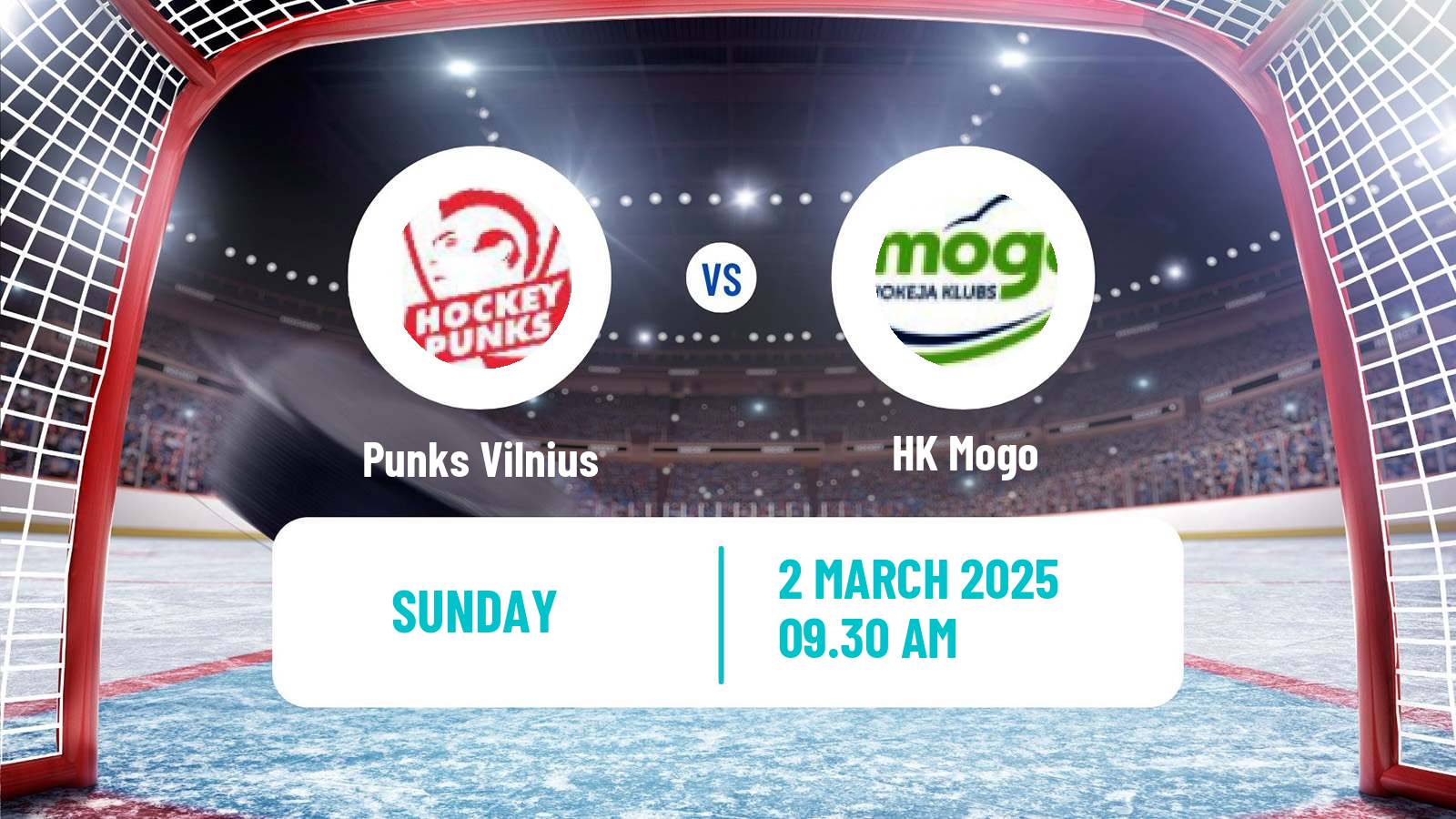 Hockey Latvian Hokeja Liga Punks Vilnius - Mogo