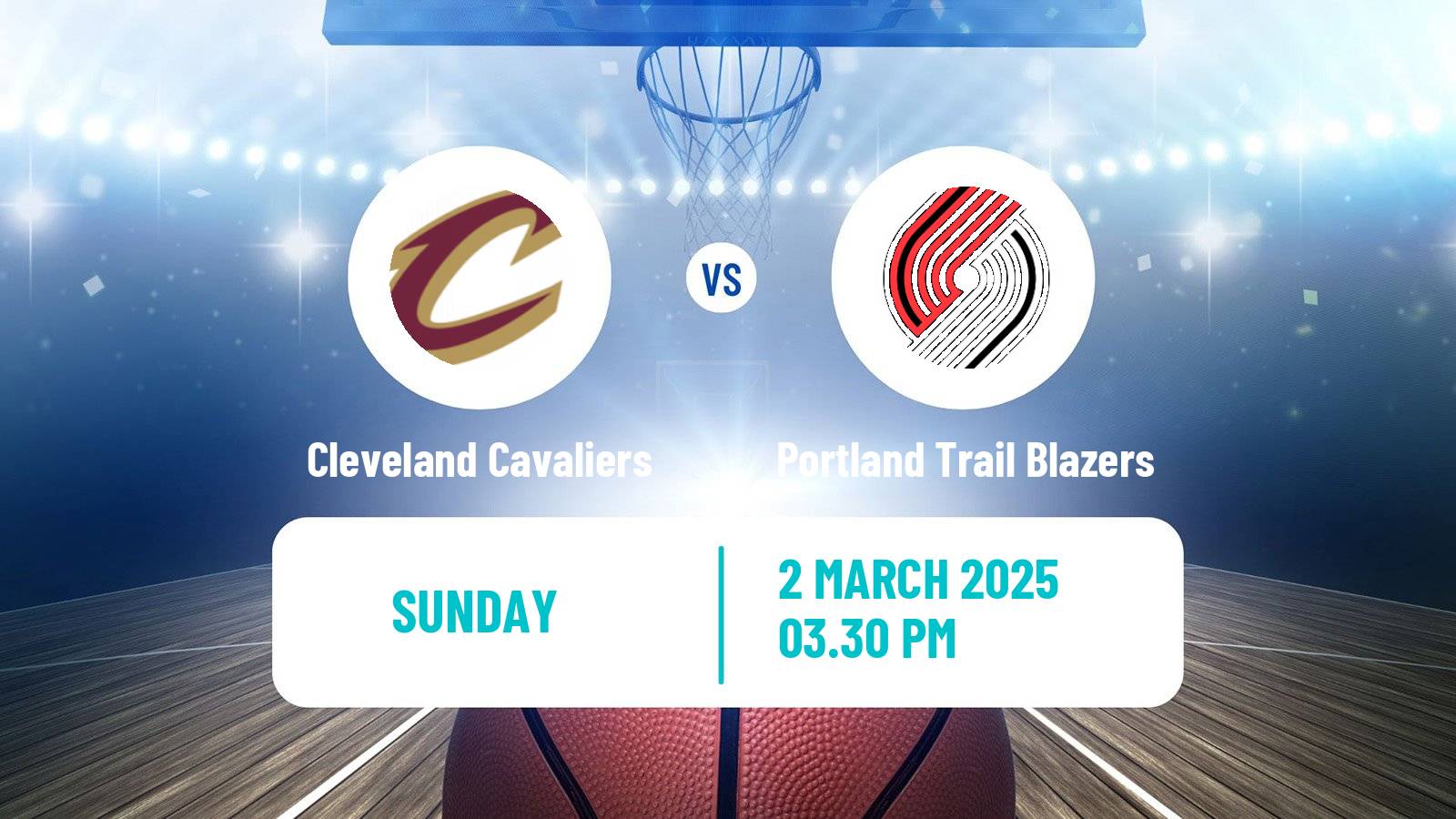 Basketball NBA Cleveland Cavaliers - Portland Trail Blazers