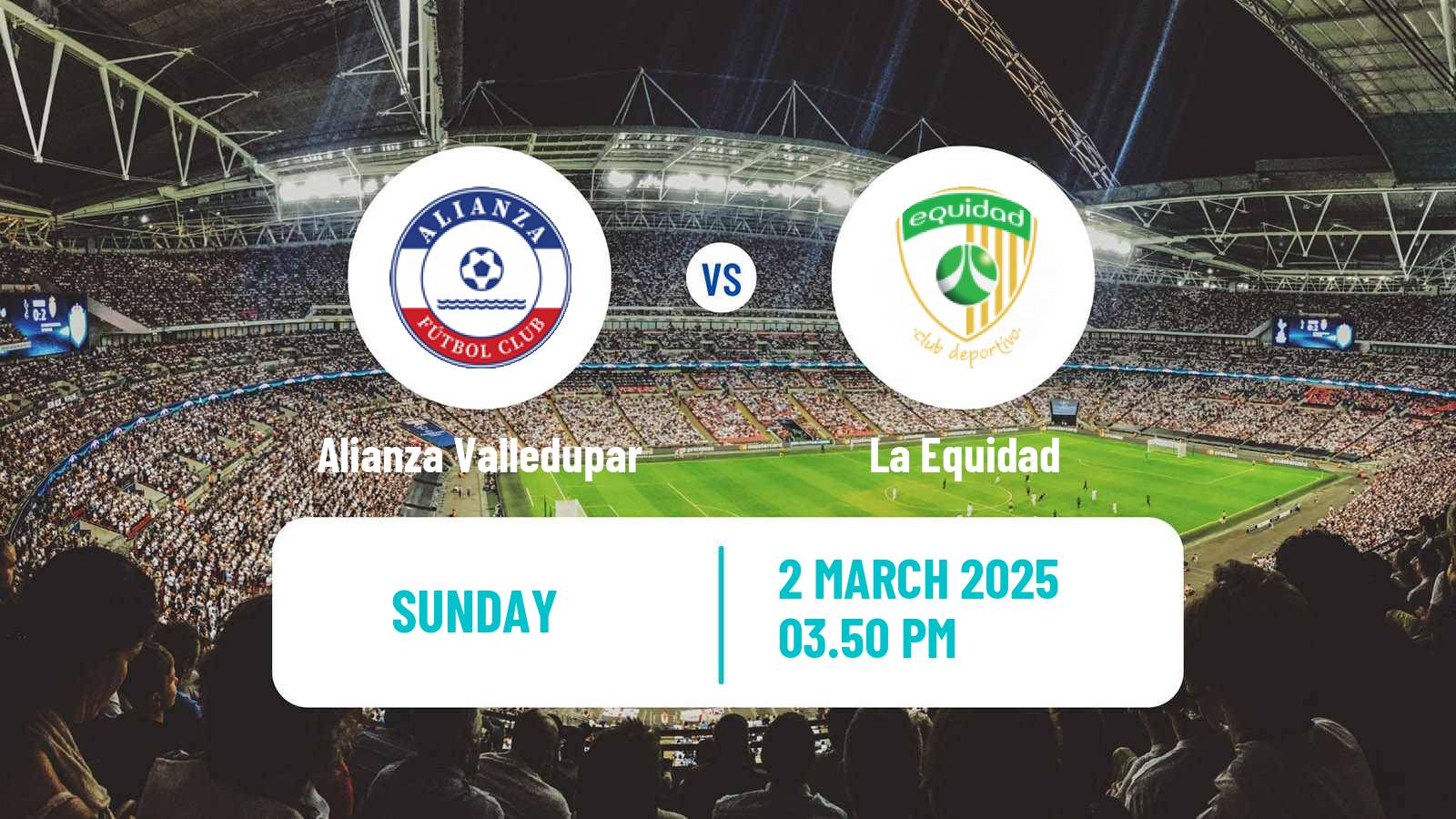 Soccer Colombian Liga Women Alianza Valledupar - La Equidad