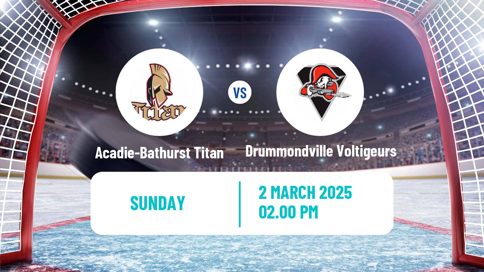 Hockey QMJHL Acadie-Bathurst Titan - Drummondville Voltigeurs