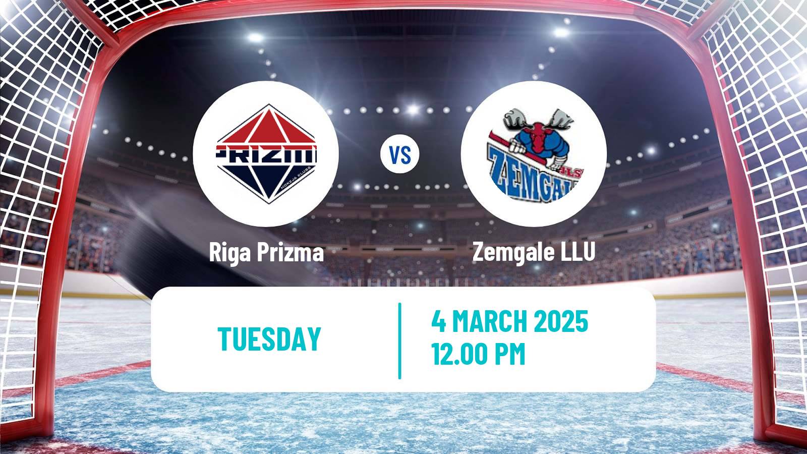 Hockey Latvian Hokeja Liga Riga Prizma - Zemgale LLU