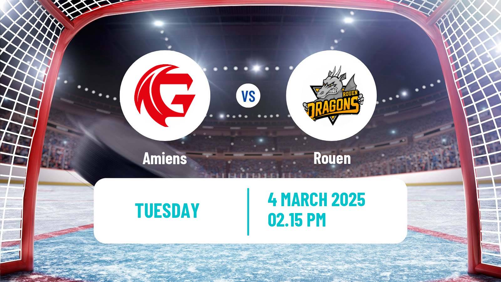 Hockey French Ligue Magnus Amiens - Rouen