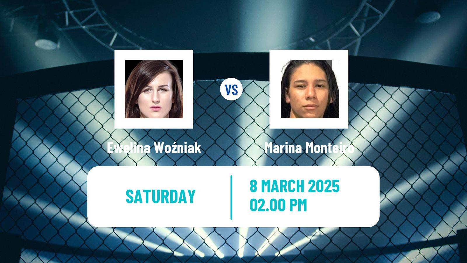 MMA Strawweight Ksw Women Ewelina Woźniak - Marina Monteiro