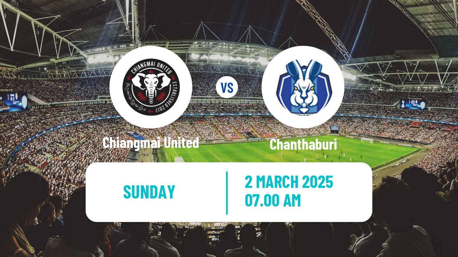 Soccer Thai League 2 Chiangmai United - Chanthaburi