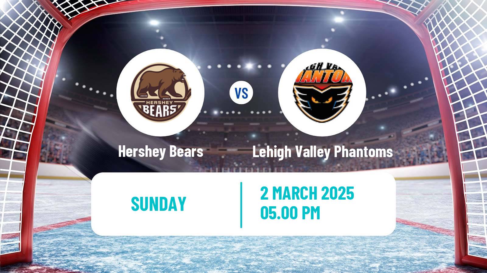 Hockey AHL Hershey Bears - Lehigh Valley Phantoms